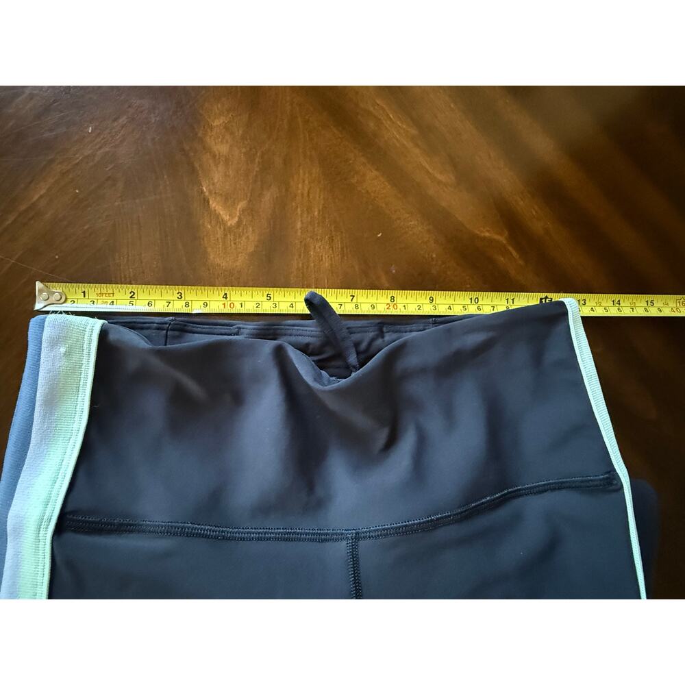 Athleta Interval Side Stripe Leggings S Black Activewear Training Workout Gym - Picture 4 of 15